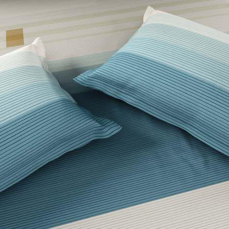 Spaces Avaris Structure 100% Cotton 210 TC Sateen Geometric Large Bedsheet with 2 Pillow Covers, Whisper White