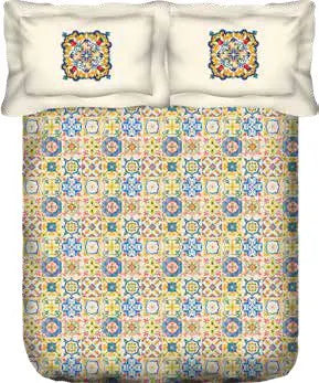 Portico Ceramica 4pc Bed-in-Bag SS2025 Complete Bedding Set - Design 5