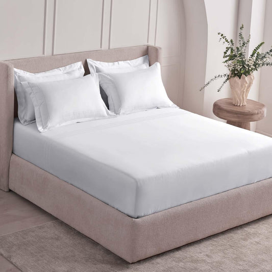 Ddecor Live Beautiful Pearl Collection Bedding Gift 5 pcsSet Miraan  LUCENT WHITE