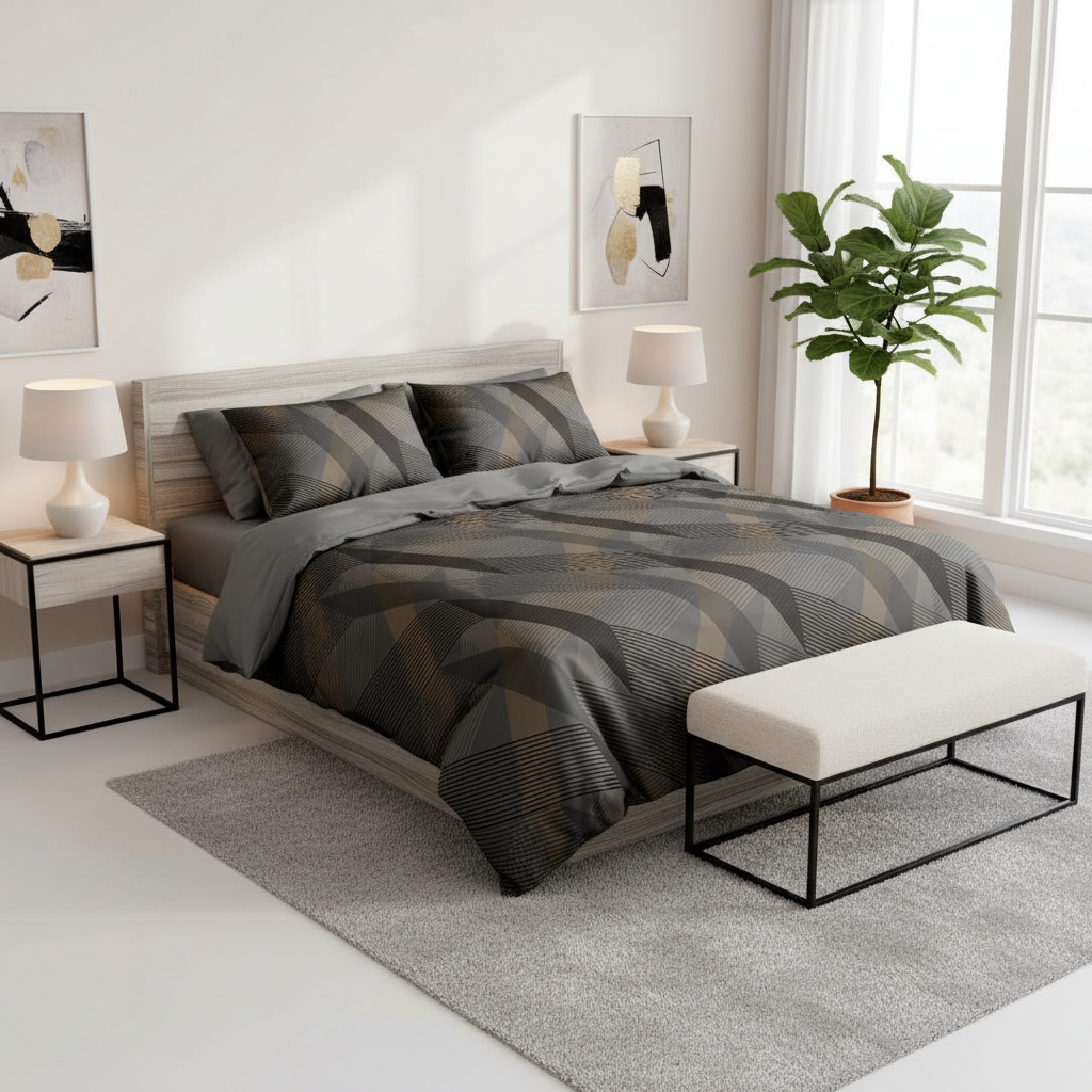 Empress Scarlet Bedsheet Set | 350TC King Size | 3-Piece SRL-18