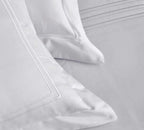 Ddecor Live Beautiful Pearl Collection Bedding Gift 5 pcsSet Miraan  LUCENT WHITE D'Decor