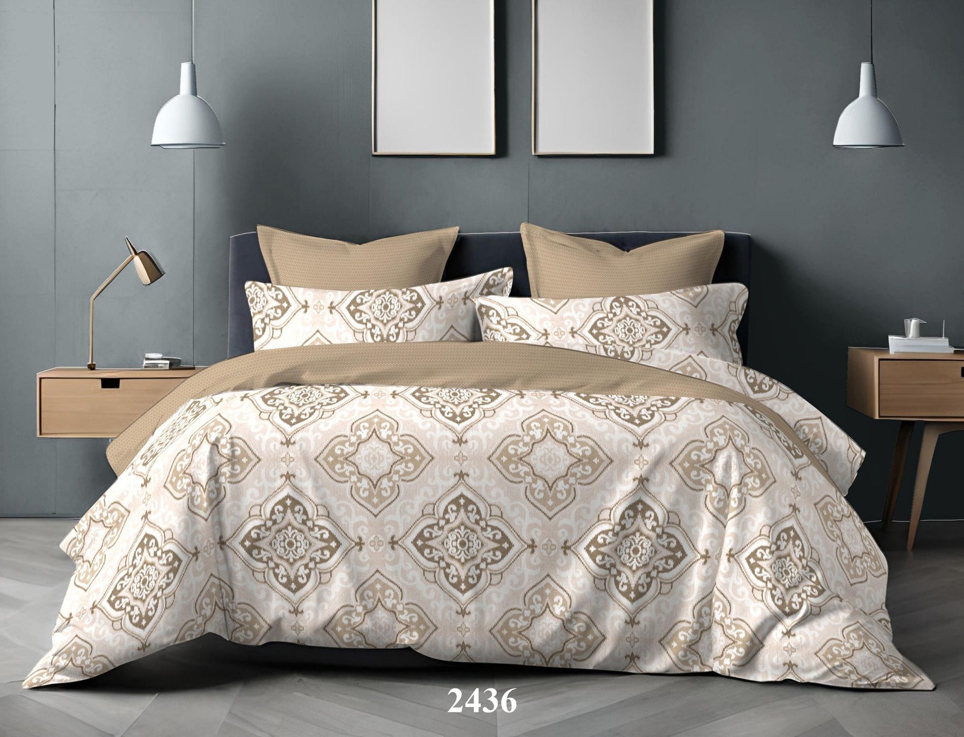 Allure Collection | AL-2436 (90 Inch X 100 Inch ) - grahsajja
