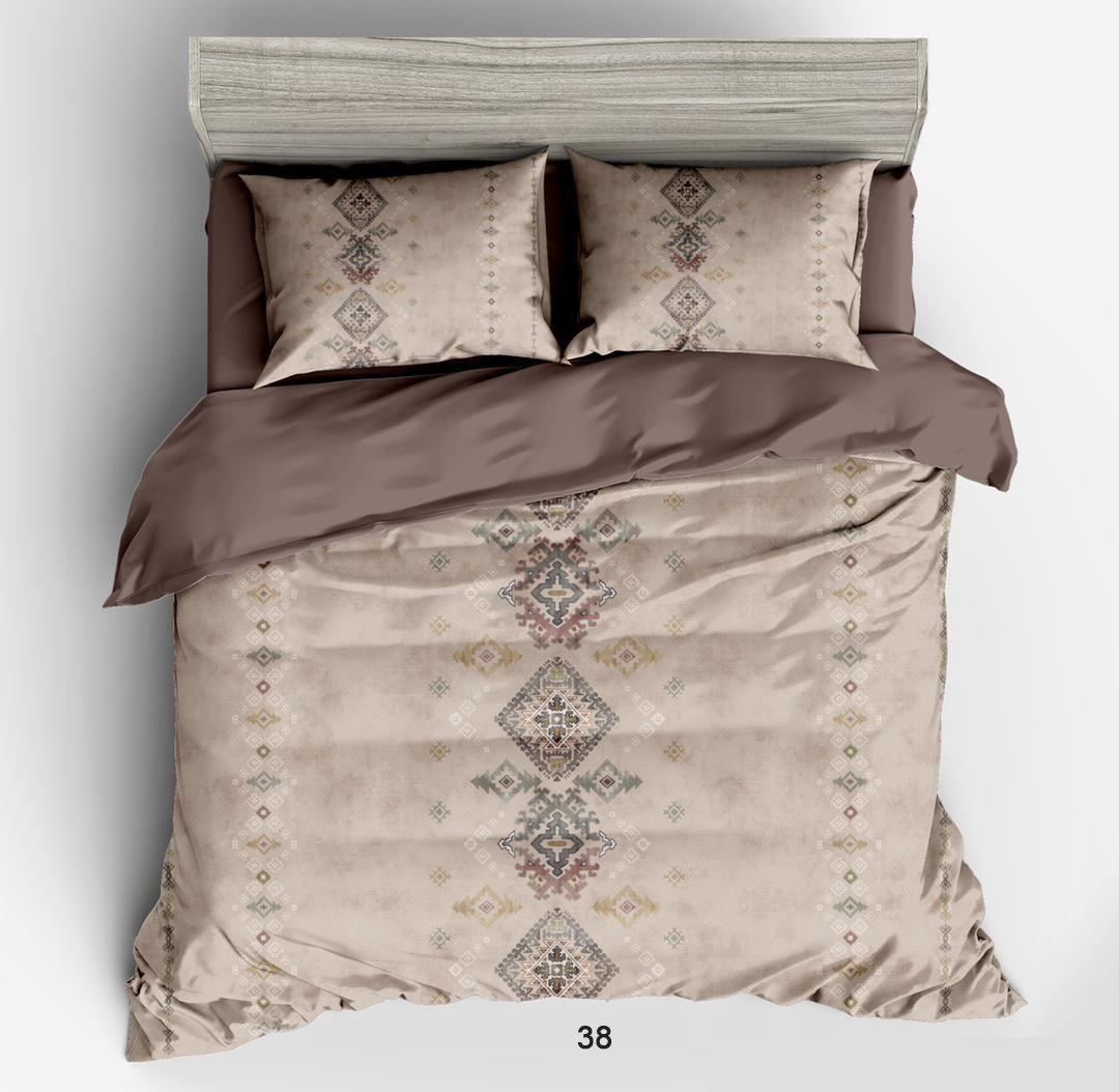 Empress Scarlet Bedsheet Set | 350TC King Size | 3-Piece SRL-22