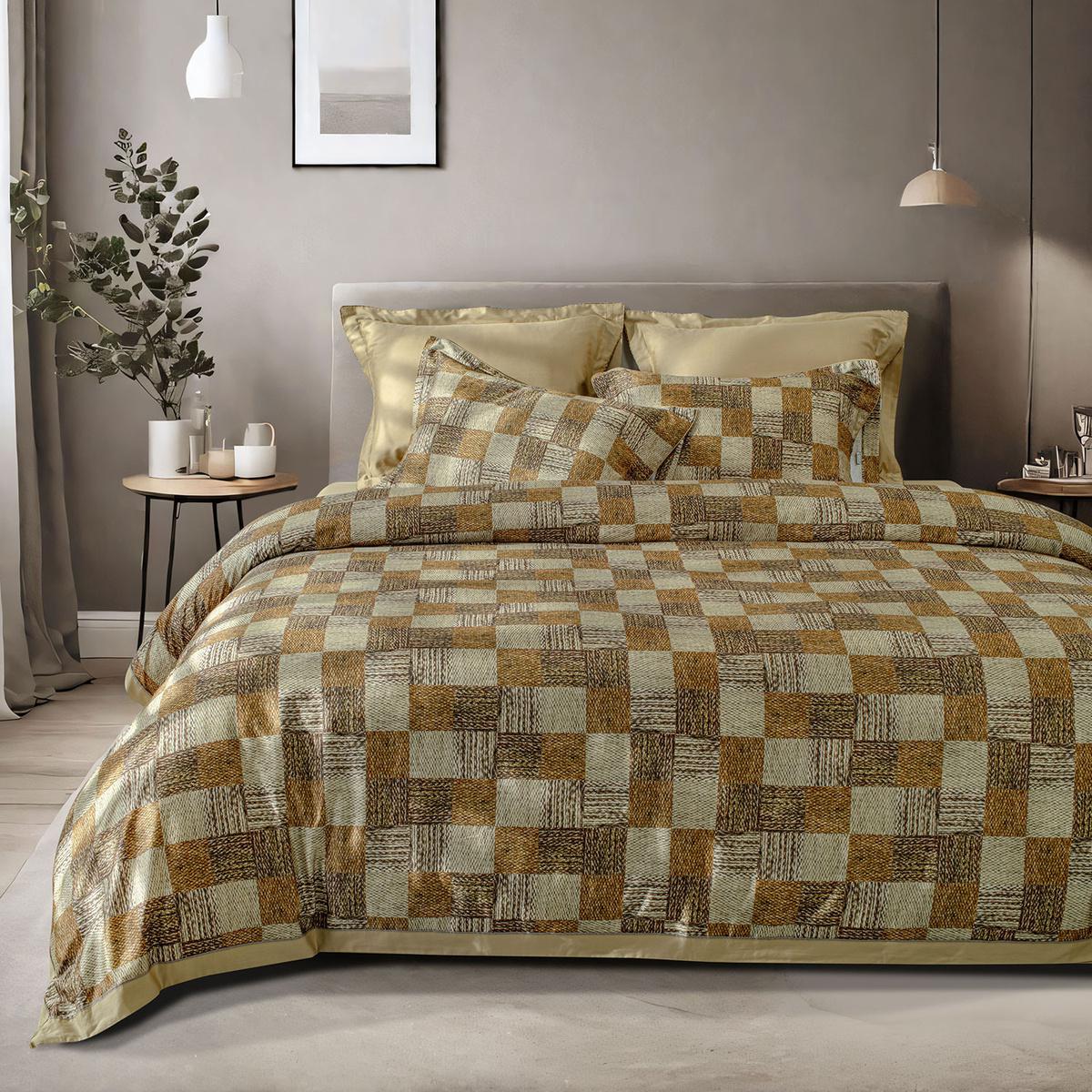 Spread Spain Made From Green 550 TC Cotton & Bamboo Bedsheets | Summer Bed Sheet SS2026