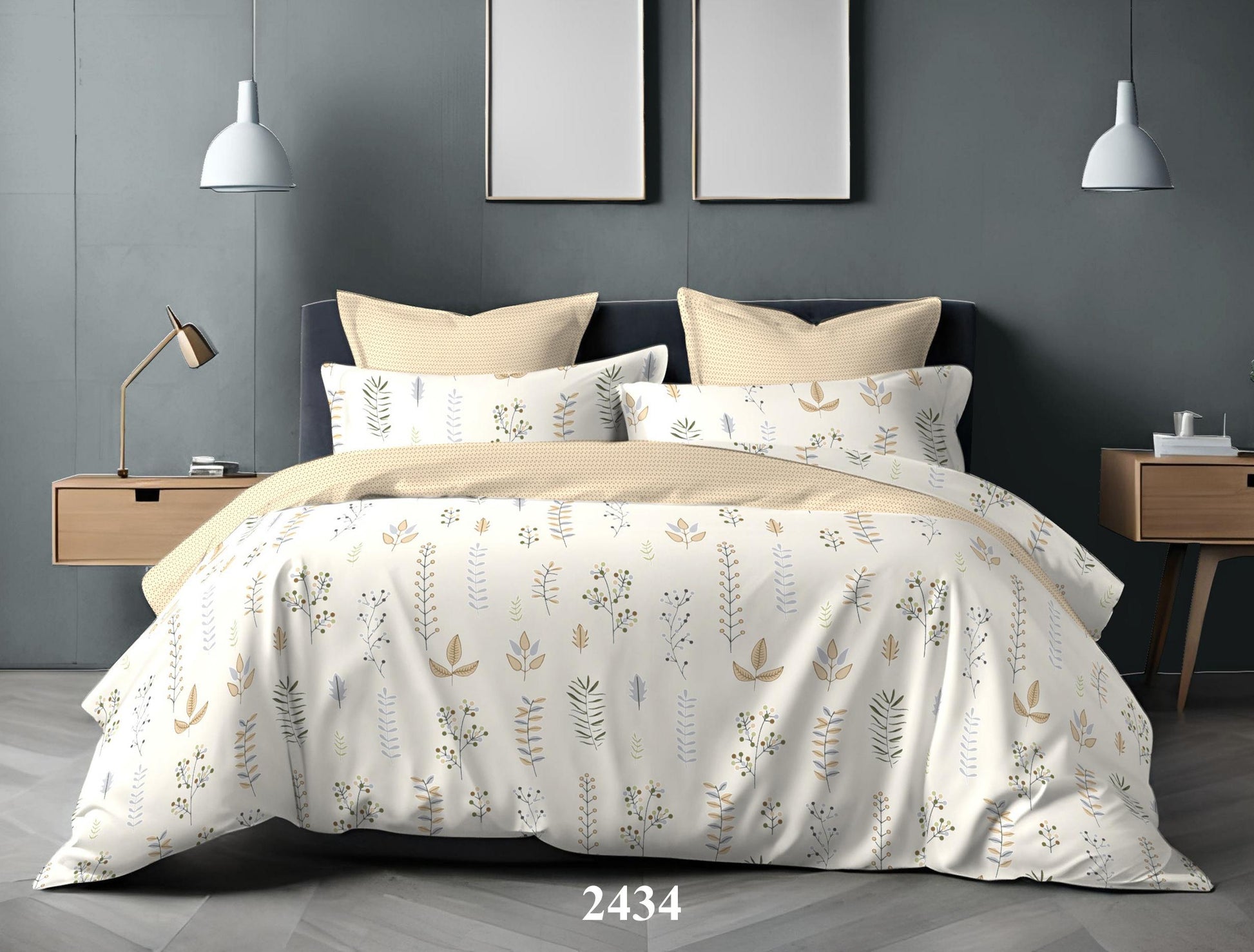 Allure Collection | AL-2434 (90 Inch X 100 Inch ) - grahsajja