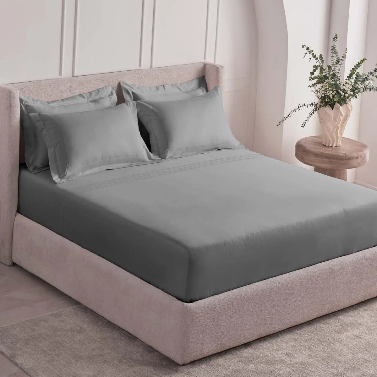 Ddecor Live Beautiful Pearl Collection Bedding Gift 5 pcsSet Miraan Vapourblue D'Decor