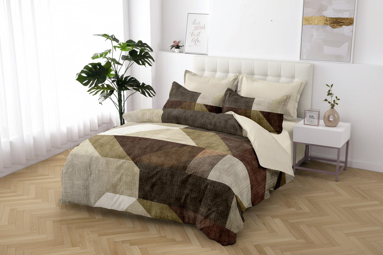 Empress Scarlet Bedsheet Set | 350TC King Size | 3-Piece SRL-26