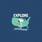 Portico New York Peanuts Snoopy Explore Bedtime Stories Printed Cotton Bedsheet | Kids Collection AW2026