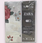 Zara Bedsheet Trance Home Linen Pure 100% Cotton 400TC Plain King Size Bedsheet with 2 Pillow Covers (250 x 270 cm ) - grahsajja
