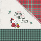 Portico New York Peanuts Snoopy Season to be Cozy Bedtime Stories Printed Cotton Bedsheet | Kids Collection AW2026