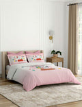 Portico New York Peanuts Snoopy Ho Ho Ho Merry Bedtime Stories Printed Cotton Bedsheet | Kids Collection AW2026