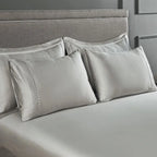 Ddecor Beautiful Living | Luxor Collection 1pc king Size Bedsheet and 4PC Pillow Cover 800TC GREY - grahsajja