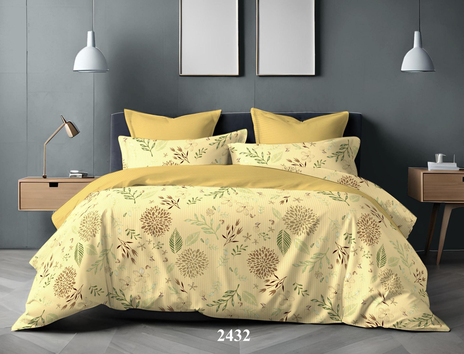 Allure Collection | AL-2432 (90 Inch X 100 Inch ) - grahsajja