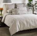 Anna Simona - Oracle 7 Pcs Grey Linen Duvet Ensemble Set
