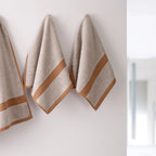 100% Luxury 2pcs Cotton Hand Towel - Pure Indulgence | Color : Off-White 04