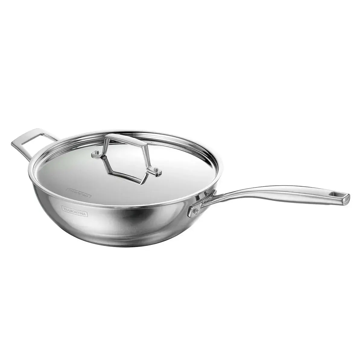 Aeion 26cm Triply Wok with SS Lid Tramontina