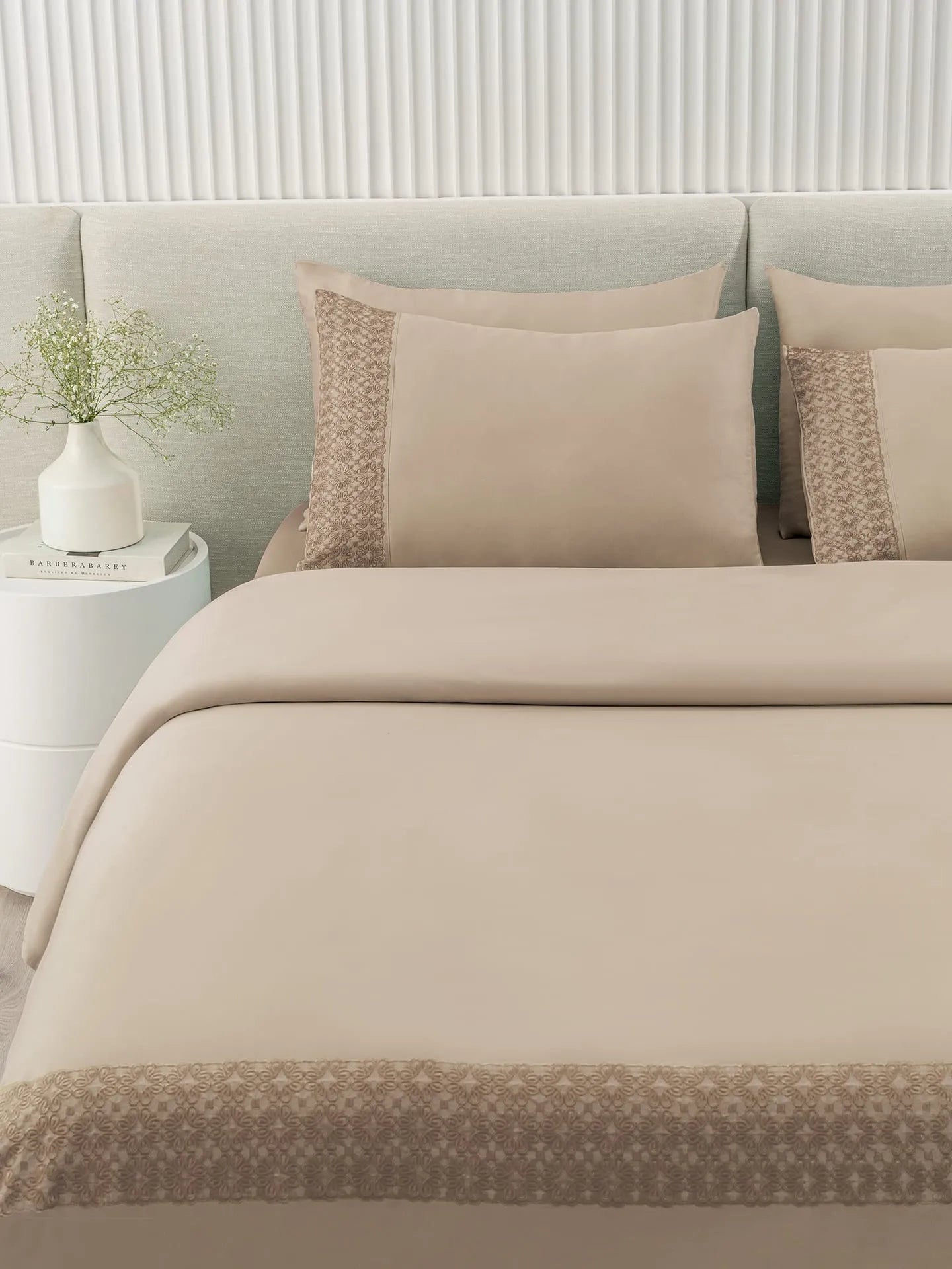 CLASSIQUE-LINEN KING BED SHEET SET | 1 KING BEDSHEET, 2Pcs PILLOW COVERS