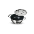 Fusao EX+ Triply Ceramic Deep Kadai with SS Lid Tramontina