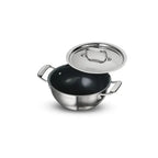 Fusao EX+ Triply Ceramic Deep Kadai with SS Lid Tramontina