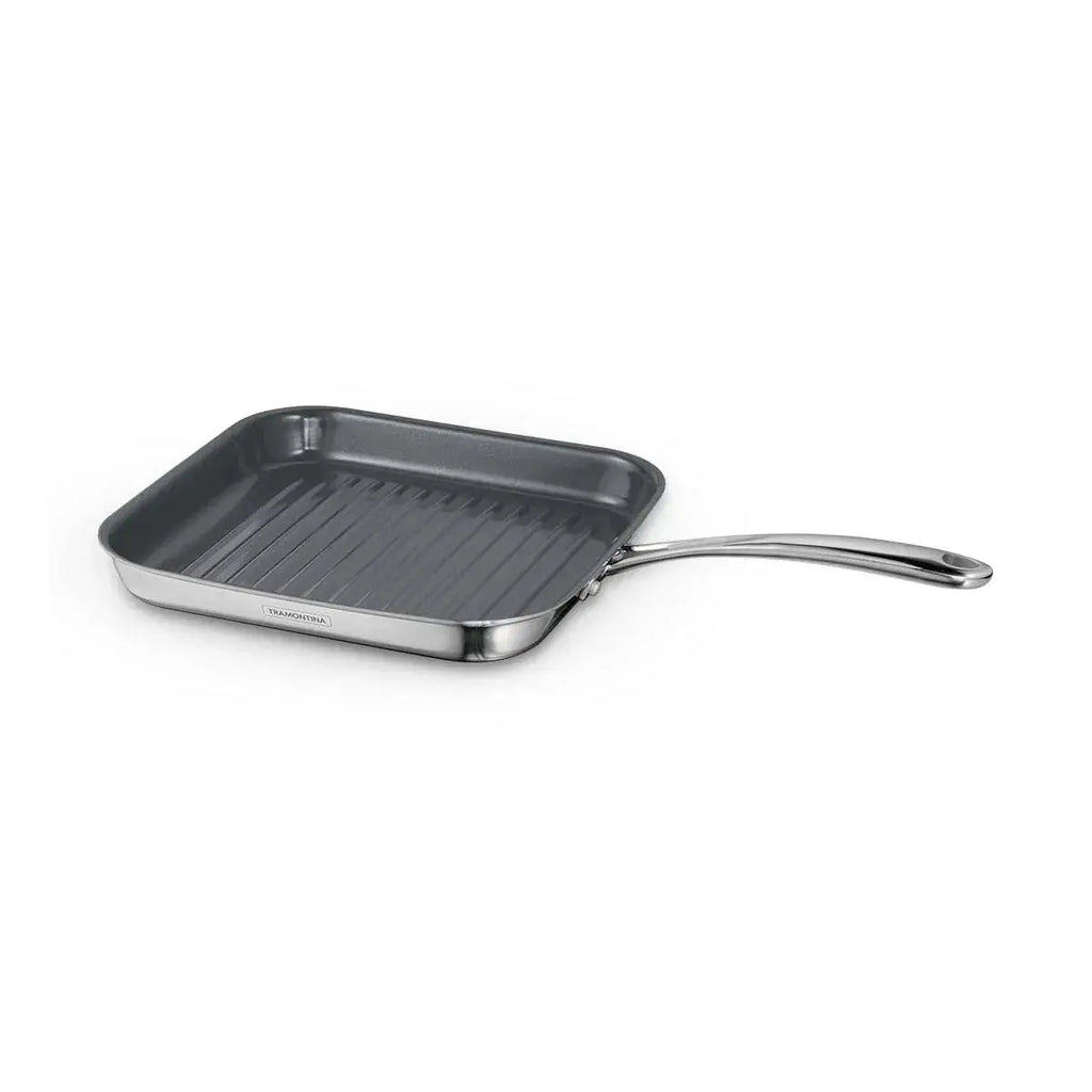 Fusao EX+ 26cm Triply Ceramic Grill Pan Tramontina