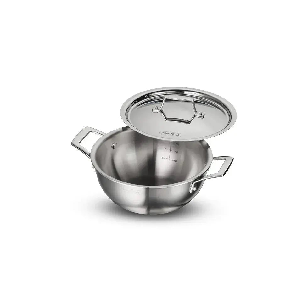 Aeion Triply Deep Kadai with SS Lid Tramontina