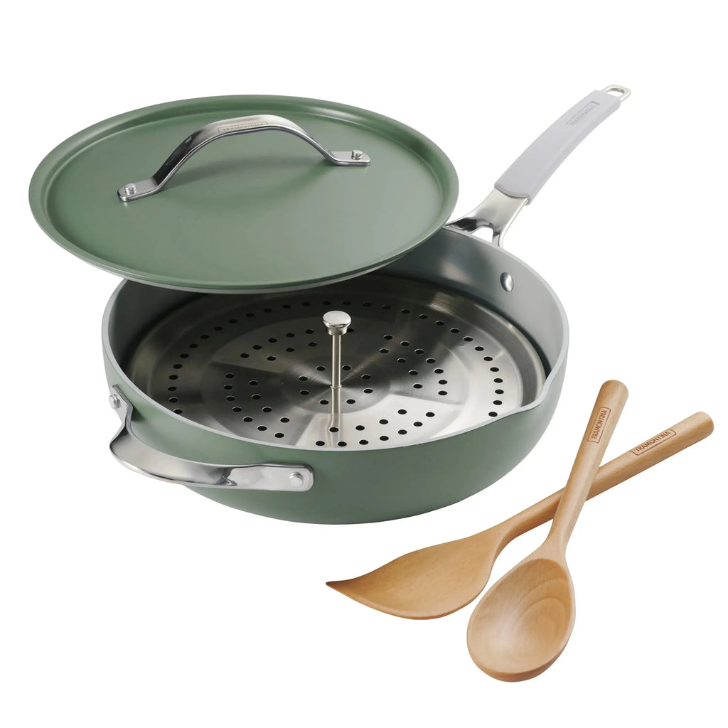 All-in-One Plus Pan 30cm/4.7L Green Tramontina