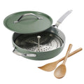 All-in-One Plus Pan 30cm/4.7L Green Tramontina