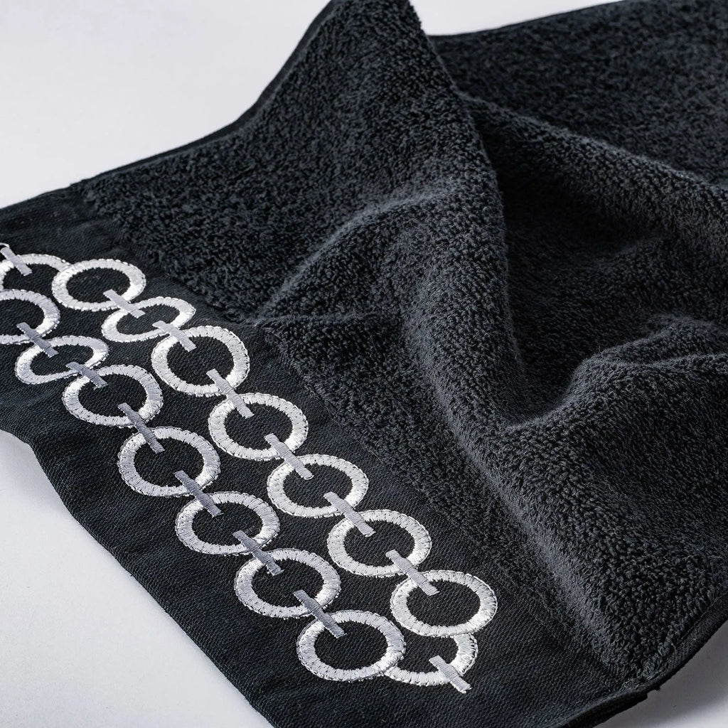 Picasso Towel - Pastroal Delta Bath | Color : Black