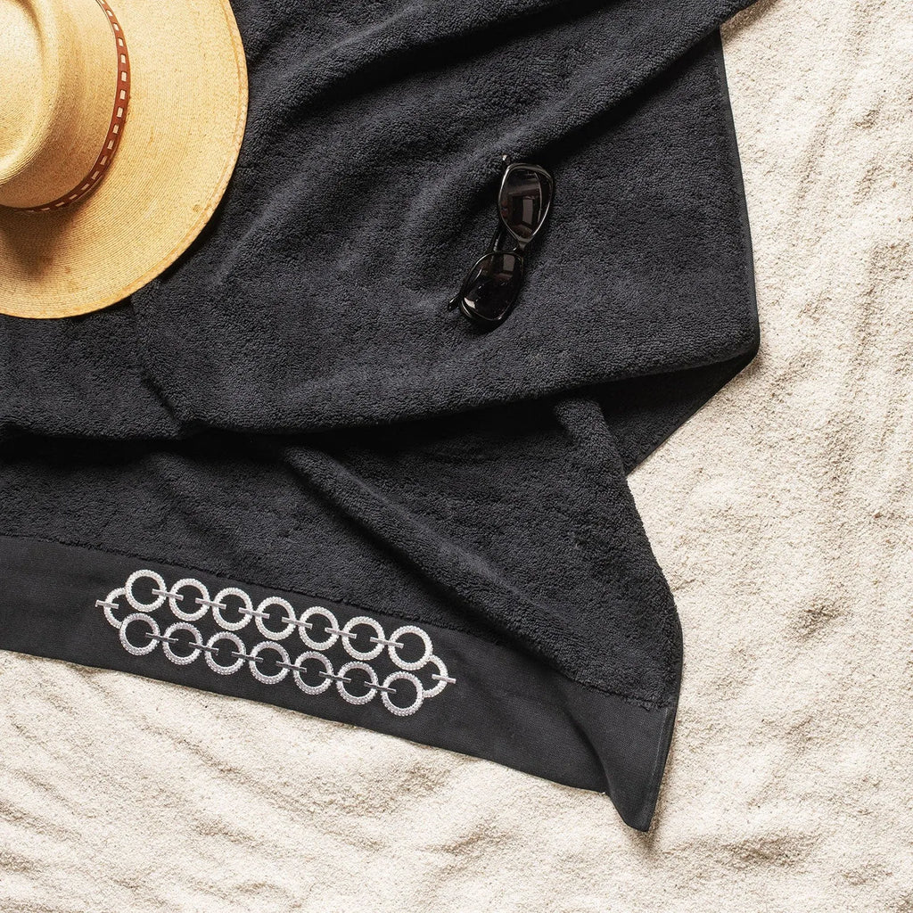 Picasso Towel - Pastroal Delta Bath | Color : Black