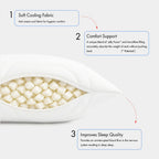 Sleepology Luxury Pillow | Adjustable Filling - Neck & Shoulder Support