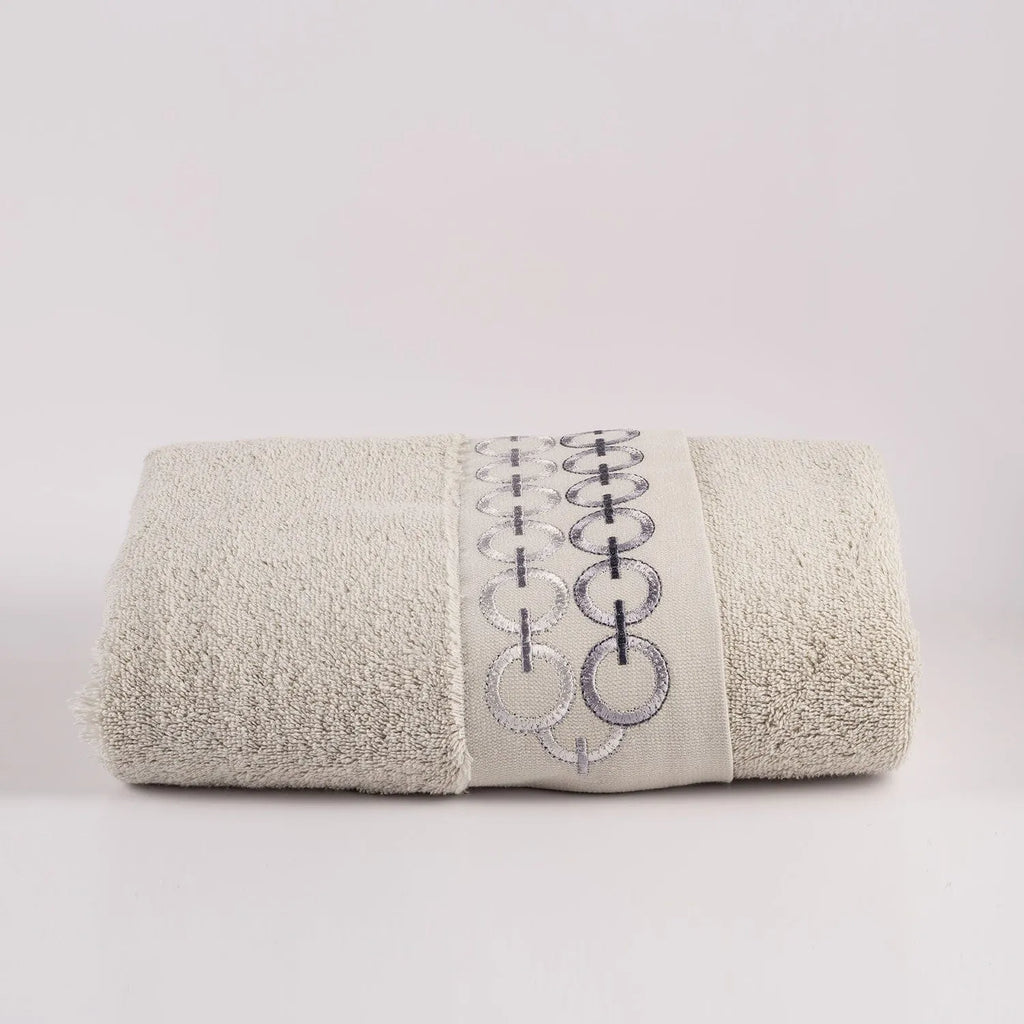 Picasso Towel - Pastroal Delta Bath | Color : Light Grey