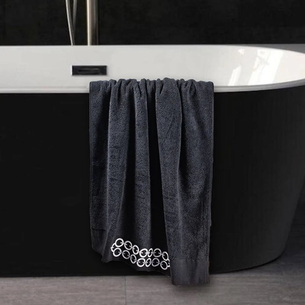 Picasso Towel - Pastroal Delta Bath | Color : Black