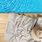 Picasso Towel - Pastroal Delta Bath | Color : Light Grey