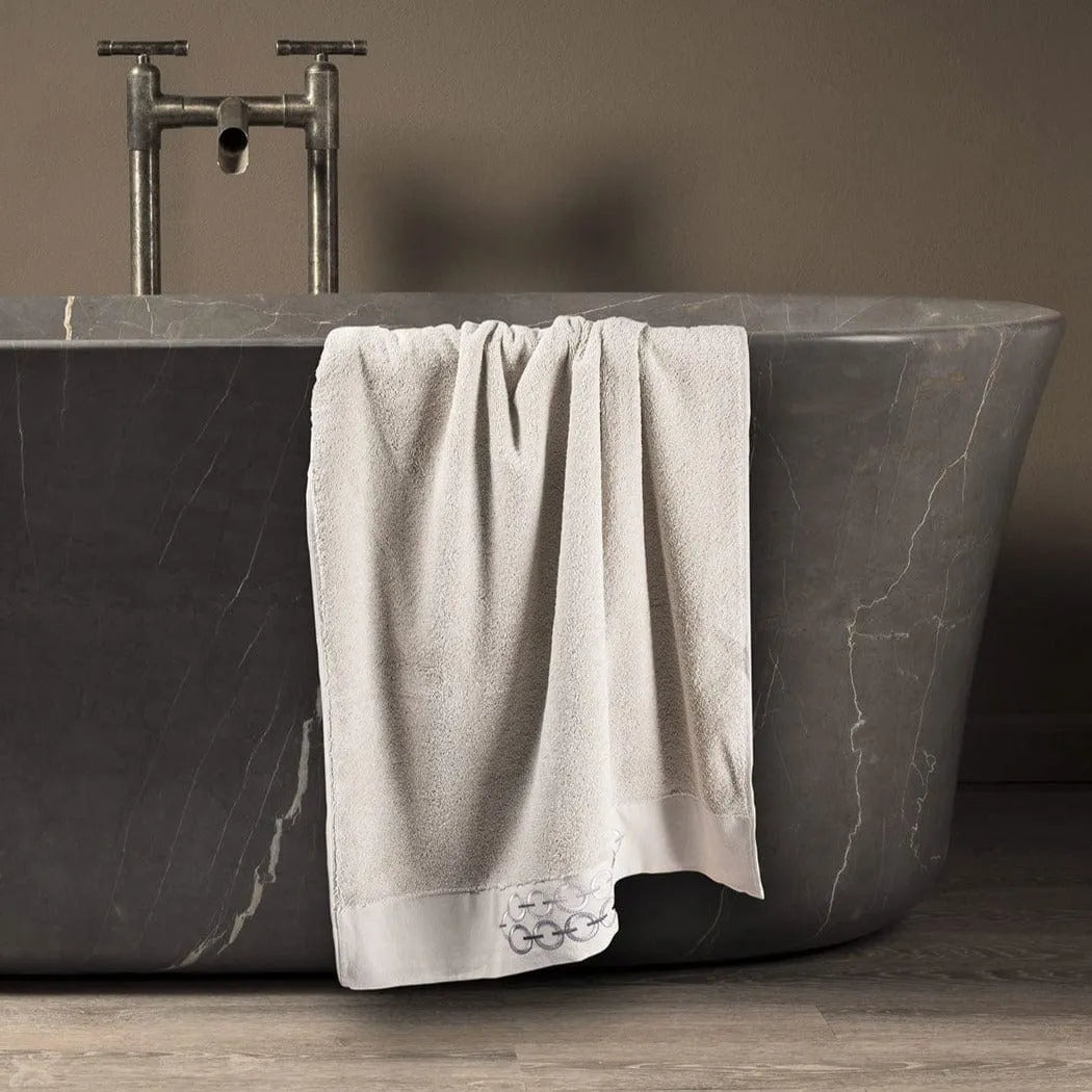 Picasso Towel - Pastroal Delta Bath | Color : Light Grey