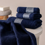 The Bamboo 2 Pcs Face Towel – Gentle Quick-Drying Care for Your Skin | Color : Navy 01