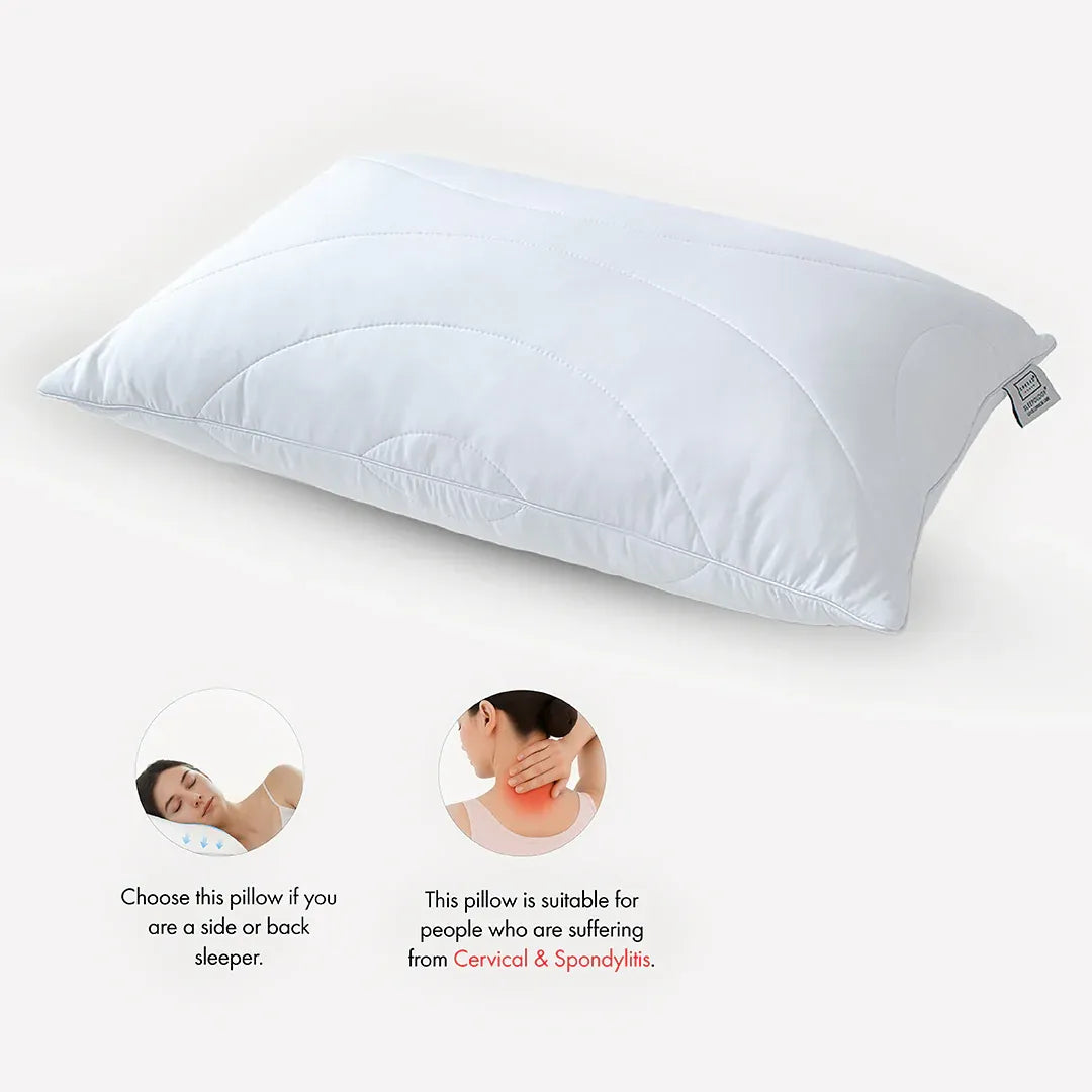 Sleepology Luxury Pillow | Adjustable Filling - Neck & Shoulder Support