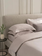GRACE-RHINO GREY KING BED SHEET SET | 1 KING BEDSHEET, 2Pcs PILLOW COVERS Sansaar A D'decor Brand