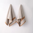 100% Luxury 2pcs Cotton Face Towel - Pure Indulgence | Color : Off White 04
