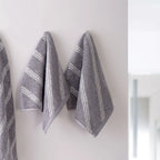 100% Luxury 2pcs Cotton Face Towel - Pure Indulgence | Color : Grey 05