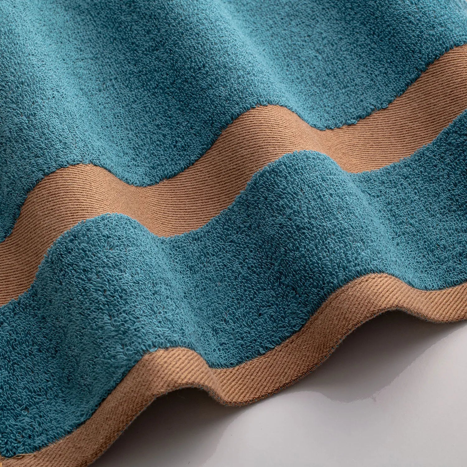 100% Luxury 2pcs Cotton Face Towel - Pure Indulgence | Color : Blue 04