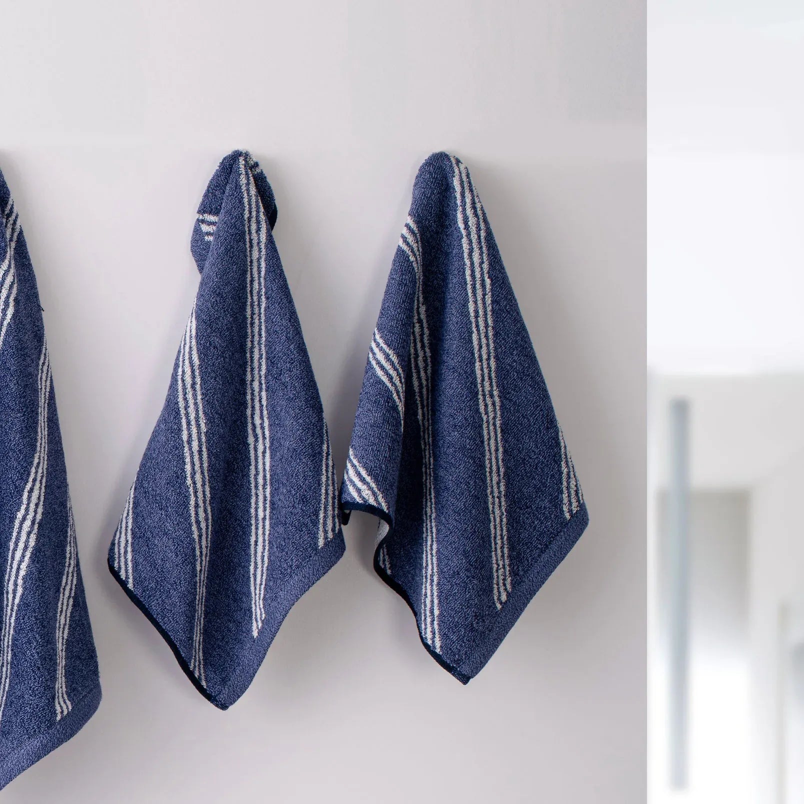 100% Luxury 2pcs Cotton Face Towel - Pure Indulgence | Color : Blue 05