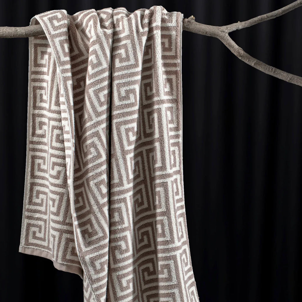 ROMA Bath Towel - All Over | Color : Camel