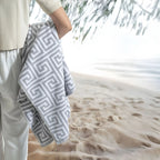 ROMA Bath Towel - All Over | Color : Light Grey