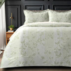 Florida Imagica King Size Warm Bedsheet for Winter with Pillow Covers - Velvet Pattern - Signature Burnout Technique Florida