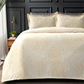 Florida Imagica King Size Warm Bedsheet for Winter with Pillow Covers - Velvet Pattern - Signature Burnout Technique Florida