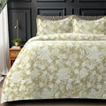 Florida Imagica King Size Warm Bedsheet for Winter with Pillow Covers - Velvet Pattern - Signature Burnout Technique Florida
