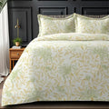 Florida Imagica King Size Warm Bedsheet for Winter with Pillow Covers - Velvet Pattern - Signature Burnout Technique Florida