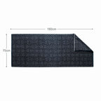 ROMA Bath Towel - All Over | Color : Black