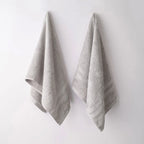 The Bamboo 2 Pcs Hand Towel – Ultra-Absorbent Elegance for Everyday Use| Color : Dark Grey 03