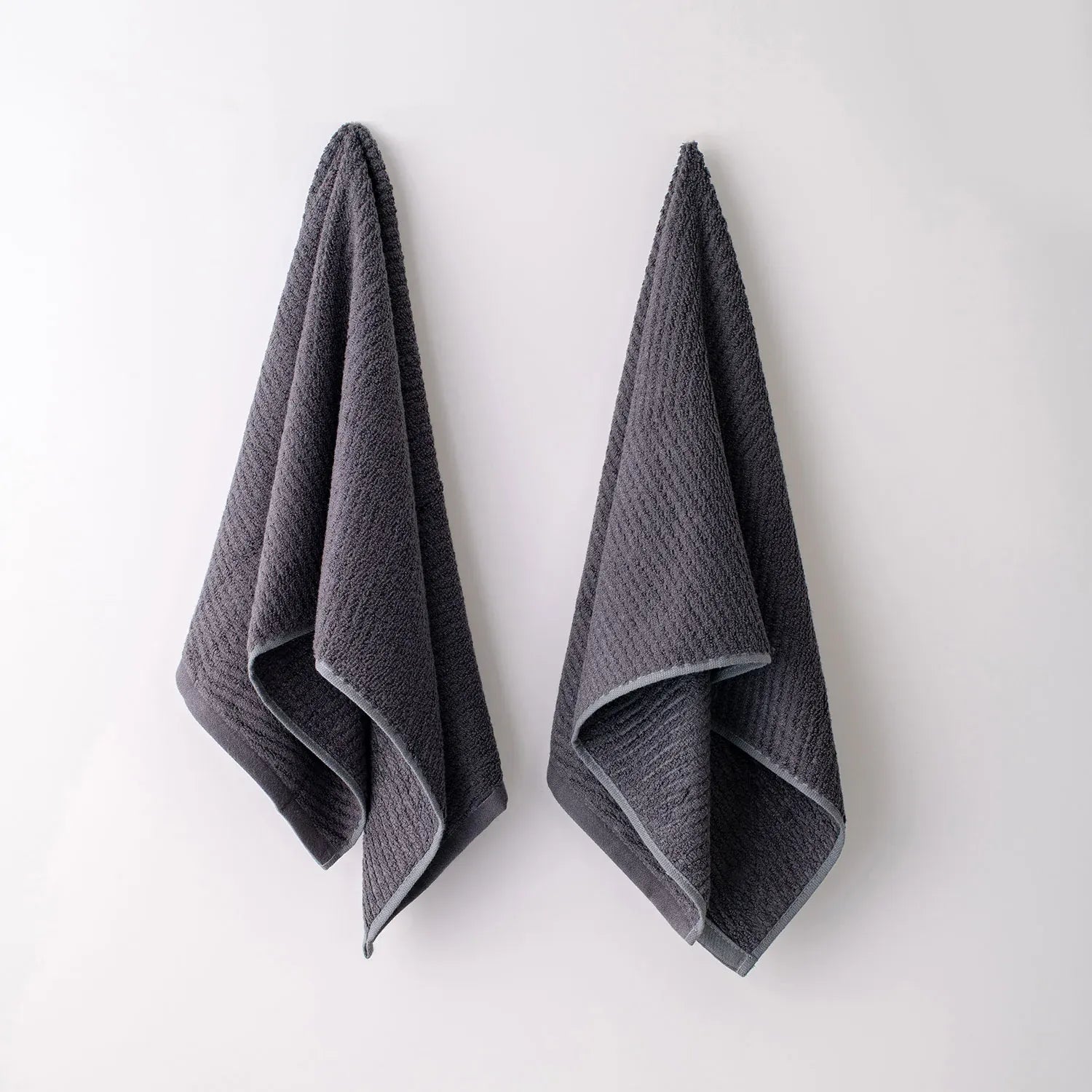 The Bamboo 2 Pcs Hand Towel – Ultra-Absorbent Elegance for Everyday Use| Color : Grey 04